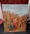 Stations of the Cross Jesus Falls Under the Cross (Third Station), 1800s, Oil Painting on Canvas For Sale - Image 5 of 6