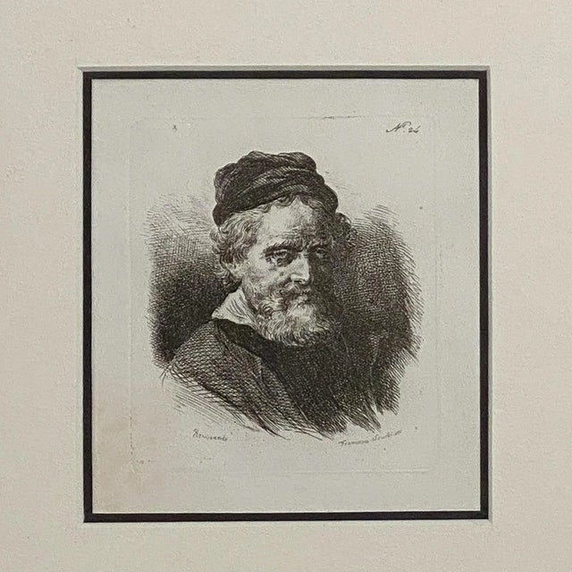 Rembrandt Etching #24, by Francesco Novelli.