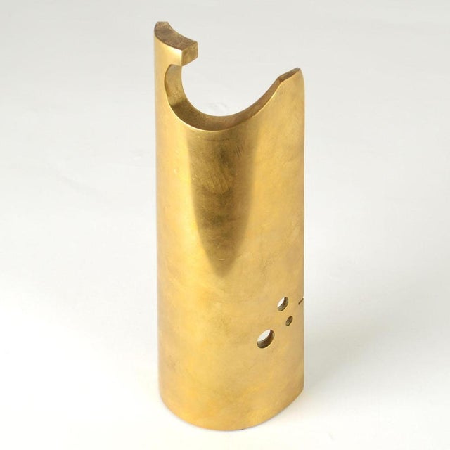 Brass Sculpture of Abstract Figure, 1970s For Sale - Image 6 of 8
