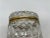 Transparent French Baccarat Style Crystal Glass & Ormolu Mounted Oval Casket Box For Sale - Image 8 of 8