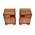 Wood Art Deco Swedish Walnut Bedside Cabinets, 1930, Set of 2 For Sale - Image 7 of 11