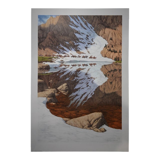 Bev Doolittle “Season of the Eagle” Signed Limited Edition Print – 1987, Greenwich Workshop For Sale