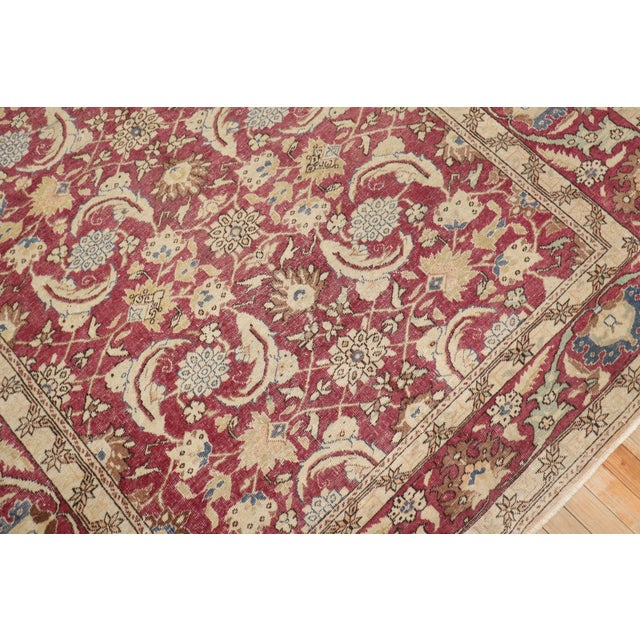 Early 20th Century Vintage Zabihi Collection Turkish Room Carpet - 6'5" x 9'7" For Sale - Image 5 of 10