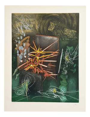 Roberto Sebastian Matta, Je Suis Intact Edition of 100 Units, 1978, Etching