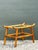 Tan Vintage Pagoda Rattan Low Drinks Table For Sale - Image 8 of 12