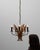 20th Century Italian Gilded Florentine Tole Wheat Sheaf Chandelier by Hans Kögl For Sale - Image 14 of 18