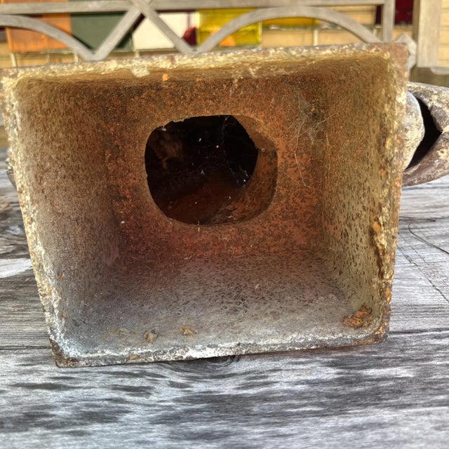 Vintage French Cast Iron Equestrian Horse Head Statues - a Pair For Sale - Image 9 of 11