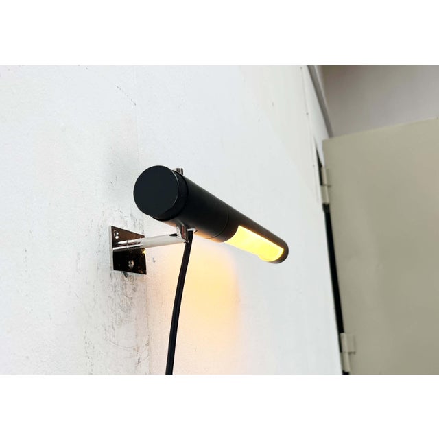 Mid-Century Modern German Minimalist Wall Lamp attributed to Egon Eiermann for Beisl, 1960s For Sale - Image 12 of 18