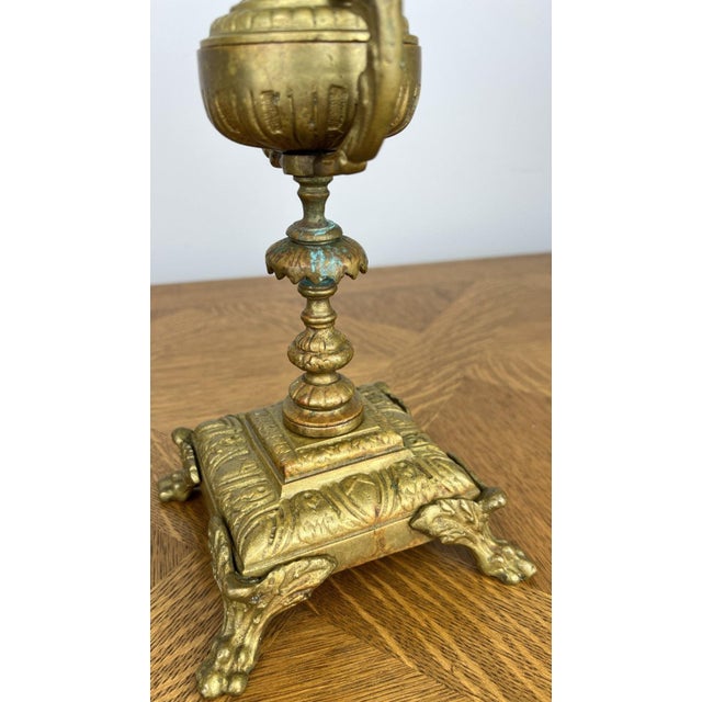 Vintage French Style Candleholders, Set of 2 For Sale - Image 11 of 14