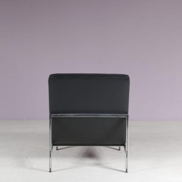 Black Lounge Chair by Florence Knoll for Knoll International, USA, 1960s For Sale - Image 8 of 10