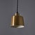 1950s Carl Thore Perforated Brassed Metal Pendant For Sale In Los Angeles - Image 6 of 14