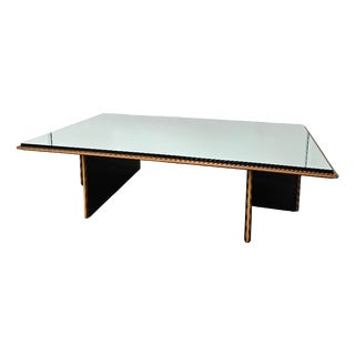 Coffee Table with Mirrored Top attributed to Pierre Cardin, 1970 For Sale