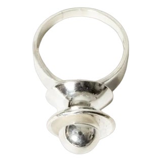 Silver Ring from Erik Granit, 1967 For Sale