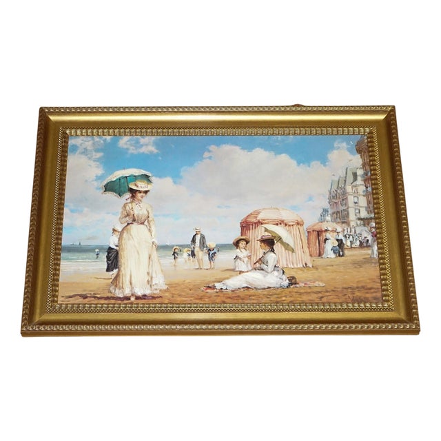 Carefree Days, Print, Framed For Sale