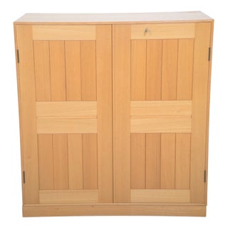 Vintage Cabinet in Elm from Mogens Koch, 1970s For Sale