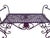 Early 21st Century Iron Bench in Plum With New Cushion For Sale - Image 5 of 6