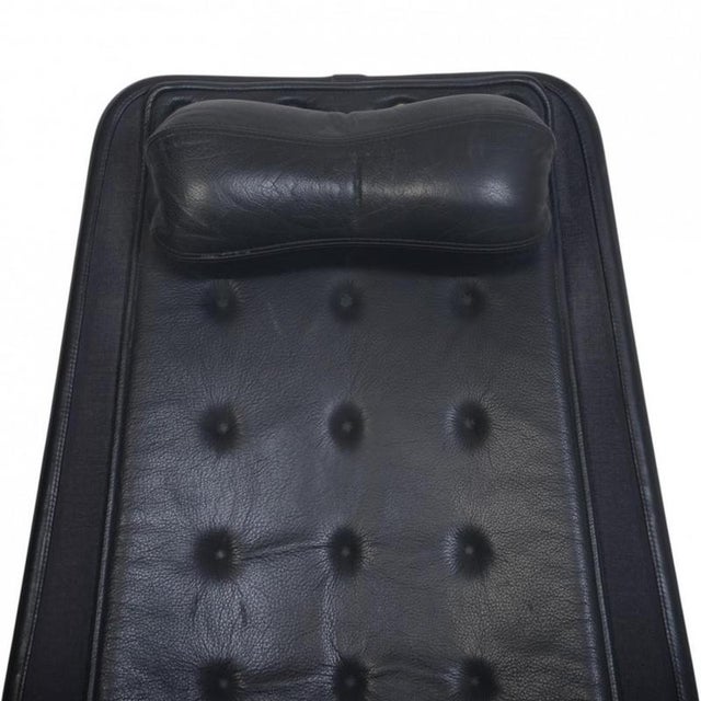 Jetson Chair in Black Leather by Bruno Mathsson, 2006 For Sale - Image 3 of 16