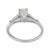 Mid Century Gia 1.18 Carat Old Mine Cut Diamond Platinum Engagement Ring, Size 6.75 For Sale In Los Angeles - Image 6 of 8