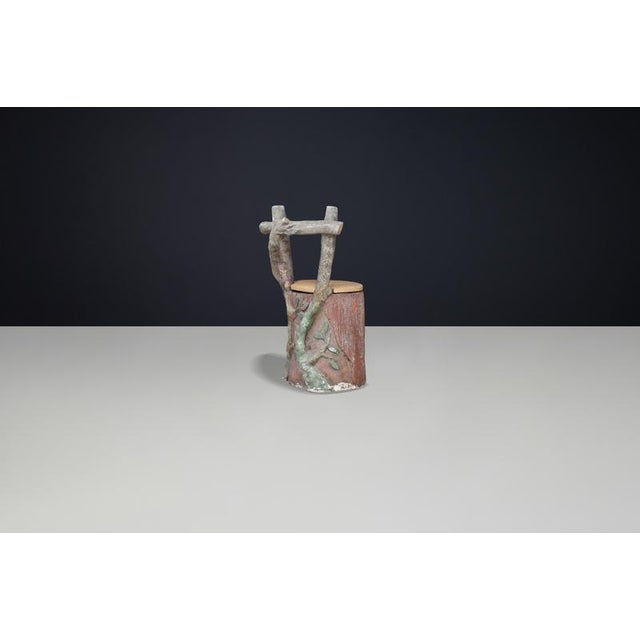 Sculptural Italian Fiberglass Dining Chair, 1950s For Sale - Image 6 of 9