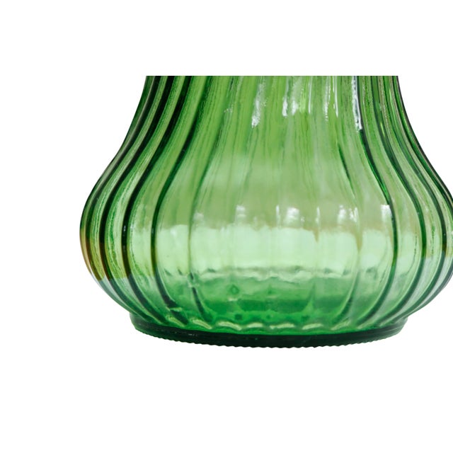 Green Flower Vases, a Pair Chairish