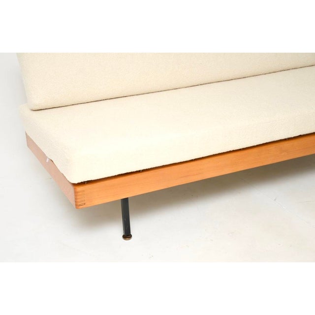 Vintage Steel and Birch Sofa Bed, 1950s For Sale - Image 9 of 11