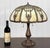 Art Nouveau Antique Art Nouveau Carmel Slag Glass Table Lamp For Sale - Image 3 of 14