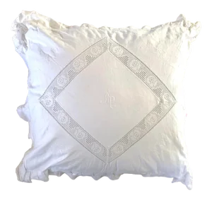 European Diamond Pattern Pillow Sham, Monogrammed