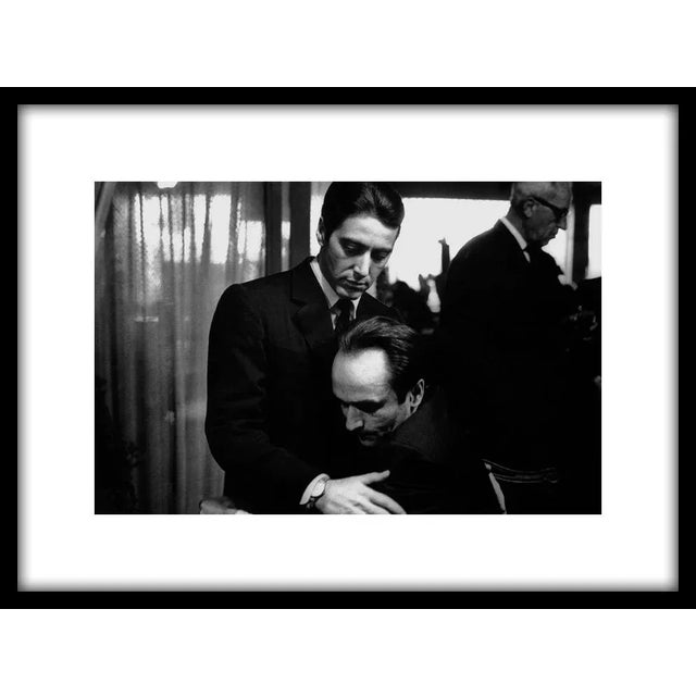 The Godfather: Part II Al Pacino and John Cazale, 1974. 11" x 14" silver gelatin print. Signed on verso by photographer...