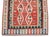 Rose Vintage Handwoven Turkish Oushak Kilim Flat Weave Rug Boho Farmhouse Decor - 4′5″ × 7′8″ For Sale - Image 8 of 14