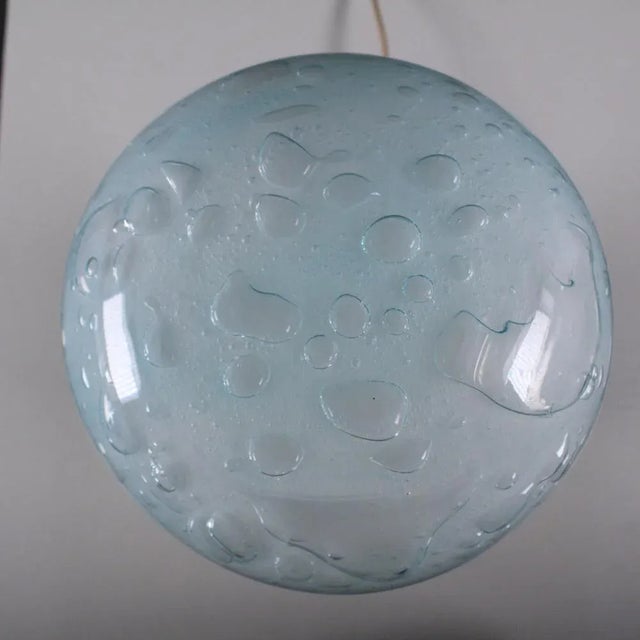 Mushroom-Shaped Table Lamp in Murano Glass with Bubbles from Vistosi For Sale - Image 5 of 11