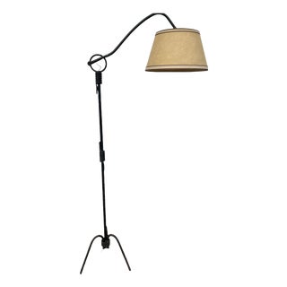 Wrought Iron Floor Lamp by Jean Royére, 1940s For Sale
