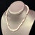 White Akoya Pearl Necklace 14 Karat White Gold 7.5 mm Certified For Sale - Image 8 of 13