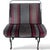 Vintage Industrial Bench with Racing Stripe Upholstery For Sale - Image 4 of 9
