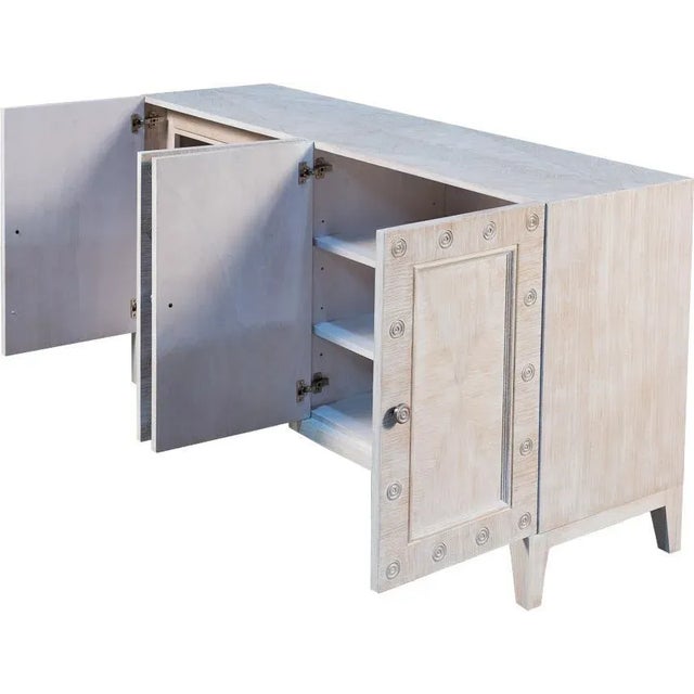 Sarreid Ltd. Sarreid Ringo Transitional Credenza Sideboard For Sale - Image 4 of 6