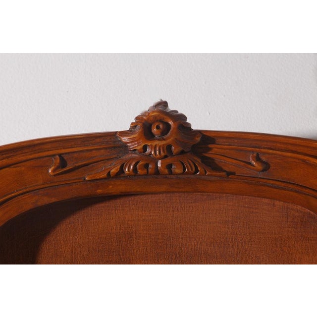 1930s Italian Art Deco Wall-Mounted Bedside Tables with Floral Inlays, 1930, Set of 2 For Sale - Image 5 of 11