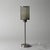 Silver Art Deco Brushed Metal and Glass Table Lamp For Sale - Image 8 of 18