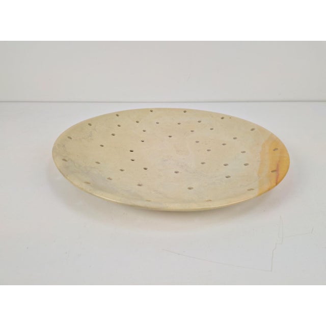 Large African Art Stone Fruit Bowl, 1980, in Flawless conditions. Designed 1980 to 1989