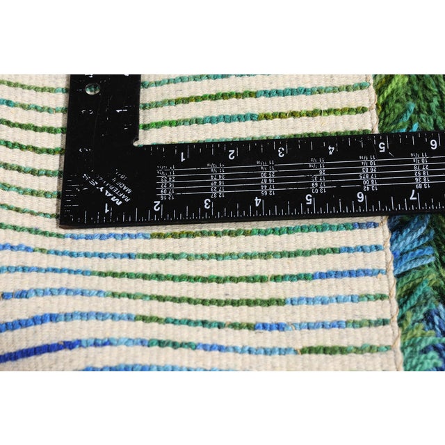 Textile Vintage Swedish Rya Rug, 01'07 X 01'09 For Sale - Image 7 of 10