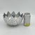 Vintage Portmeirion metal aluminum leaf bowl, beautifully crafted to resemble overlapping leaves. This sculptural piece...