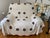 White Hand-Crocheted Ivory Floral Poinsettia Bedspread For Sale - Image 8 of 12