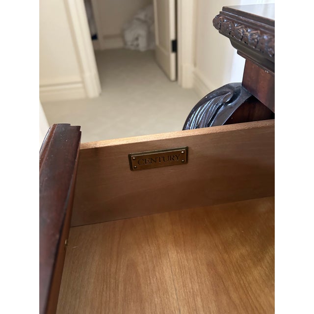 Brown Late 20th Century Century Bombe Style 9 Drawer Dresser For Sale - Image 8 of 8