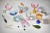 Calypso Wine Glass in Pink-Green by Serena Confalonieri, Set of 6, in New conditions. Designed from 2000