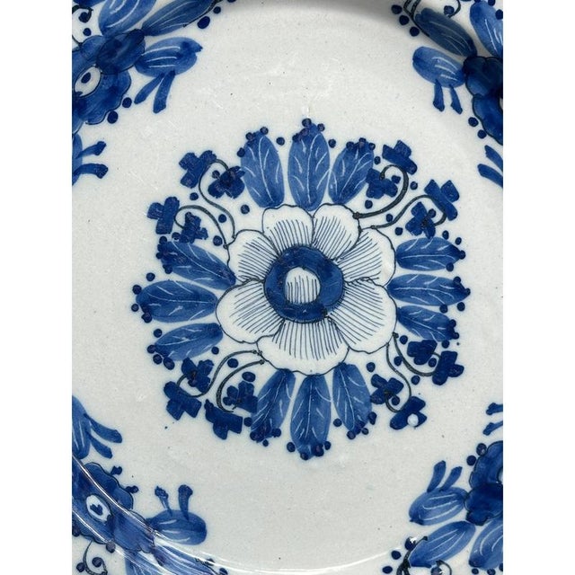 Dutch Delft Charger, 18th Century For Sale - Image 6 of 9