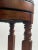 Vintage Traditional Style Frontgate Studded Leather Swivel Stool, a Set of 3 For Sale - Image 9 of 16