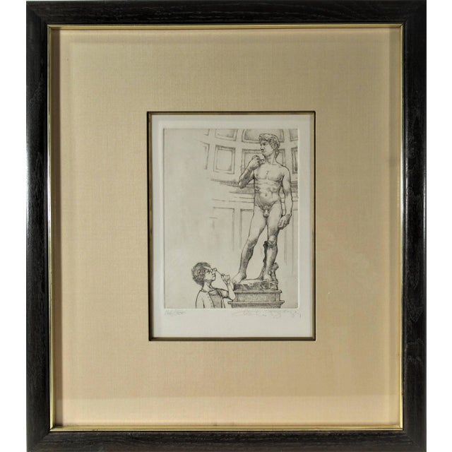 Charles Bragg, Untitled, Old woman looking a naked man sculpture, circa 1985 For Sale - Image 4 of 4