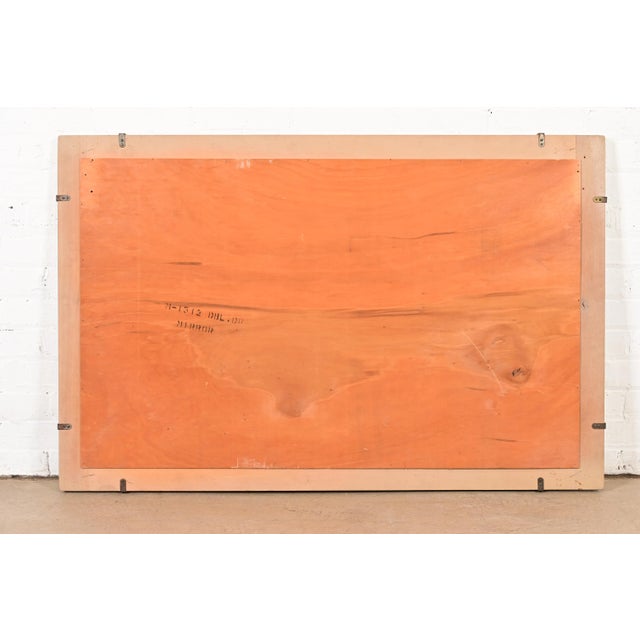 1950s Mid-Century Modern Wall Mirror, Circa 1950s For Sale - Image 5 of 6