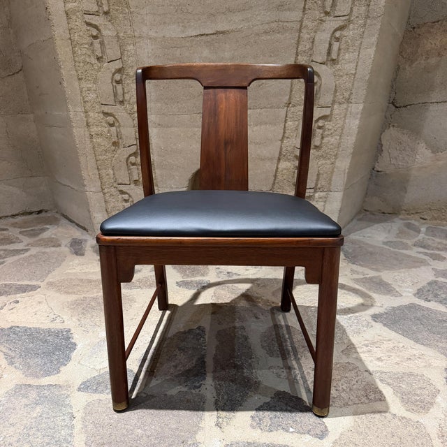 Drexel Mid Century Modern Oriental Drexel Dining Chairs Heritage Era For Sale - Image 4 of 14