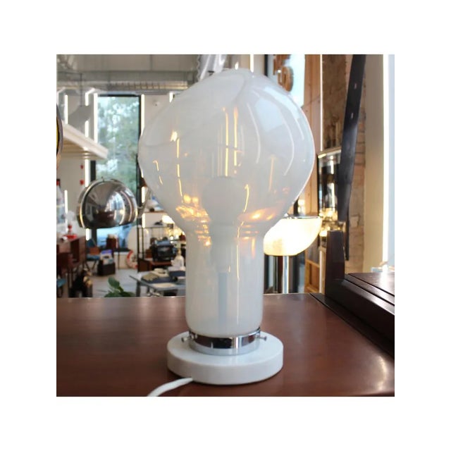 1960s White Table Lamp, 1960s For Sale - Image 5 of 9