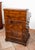 Wood Antique Victorian Burl Walnut Writing Desk with Maple Inlay, England, 1800s For Sale - Image 7 of 11
