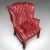 1910's Antique Fireside Wing Back Armchair For Sale - Image 6 of 10